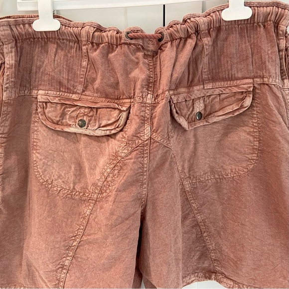 Worn once Free People Moon Bay Parachute Shorts Size Small Rose Pink - Picture 6 of 7